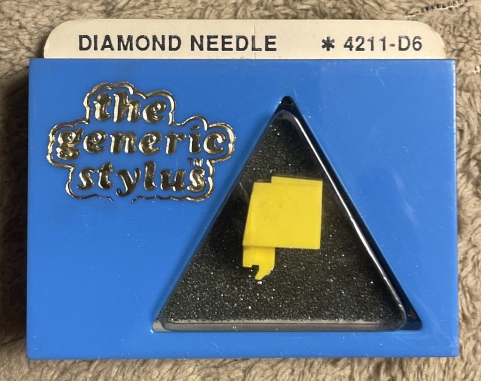 Vtg The Generic Stylus Diamond Needle Stylus *4211-D6 NOS