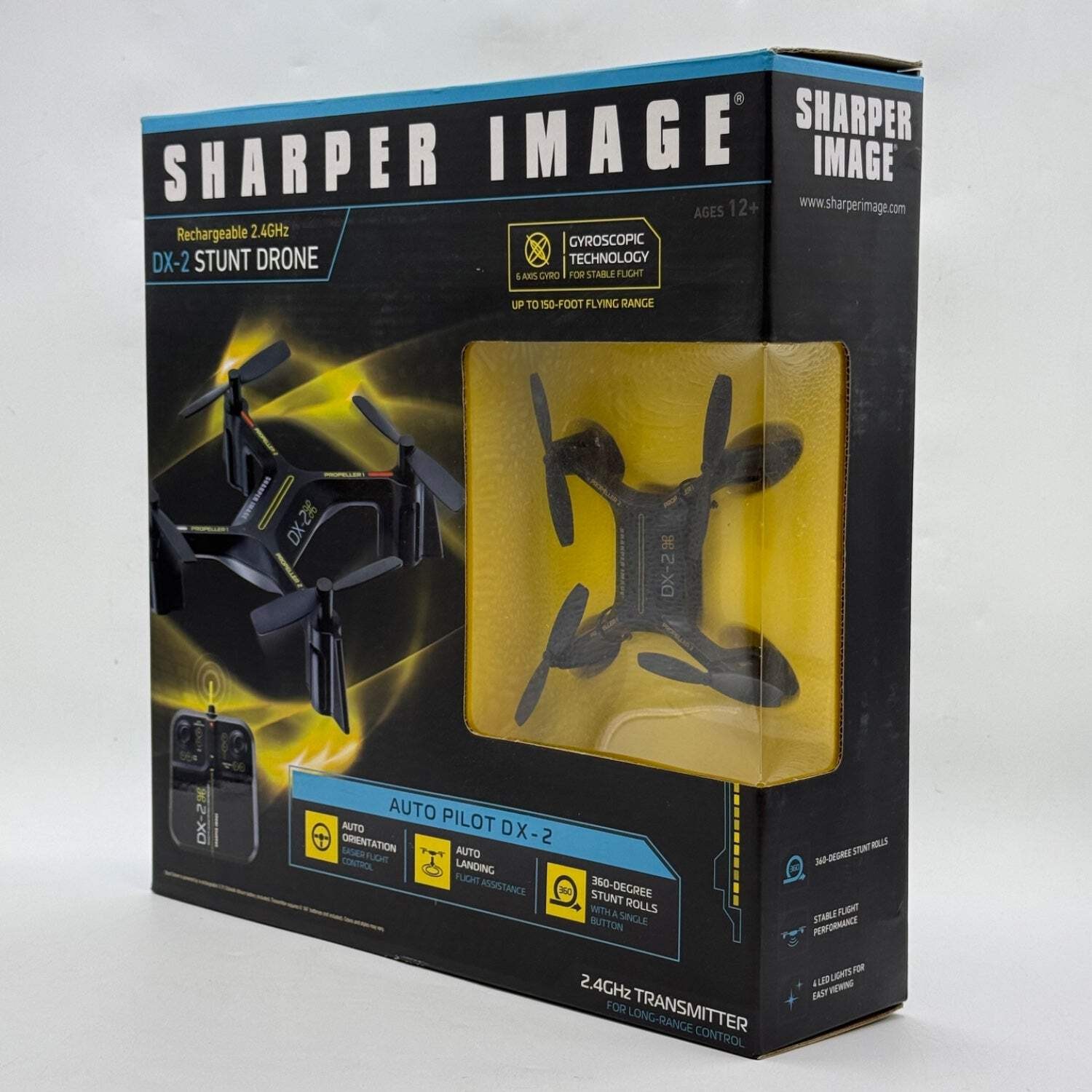 New Sharper Image DX-2 Stunt Quadcopter Drone