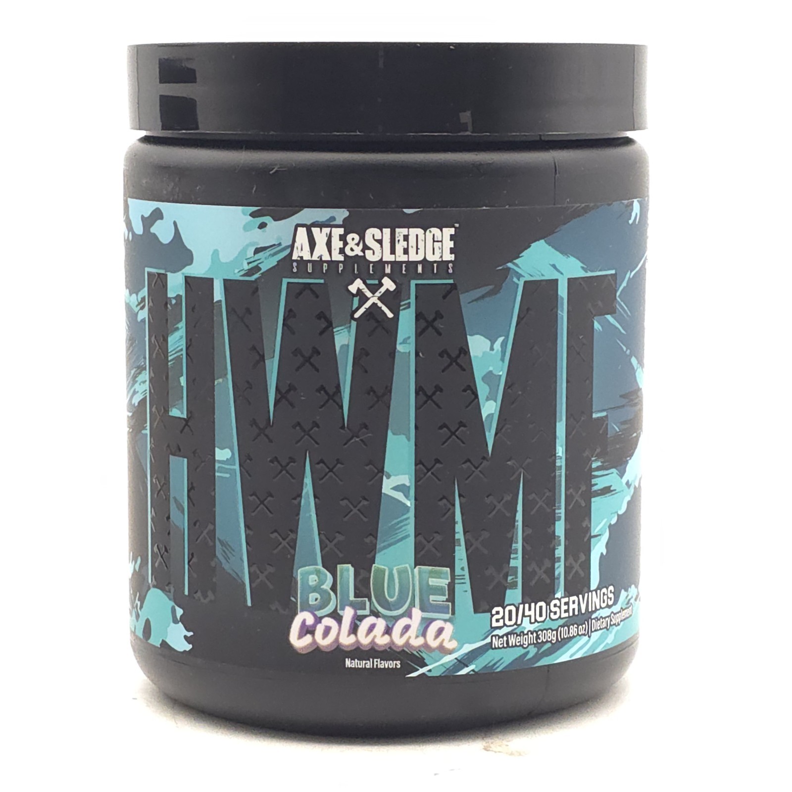 Axe & Sledge HWMF HIgh Stim Pre-workout Blue Colada 40 servings