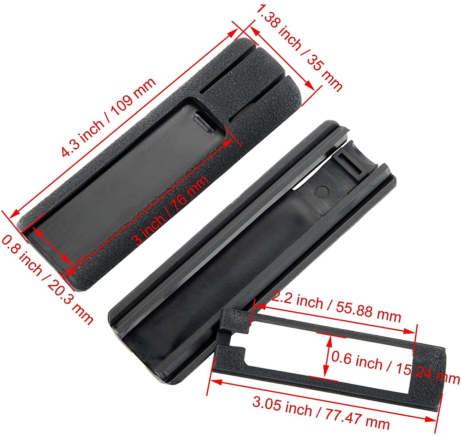 Tactical Flashlight Tape Switch Plate Mount Kit Pressure Mount for PEQ Picatinny