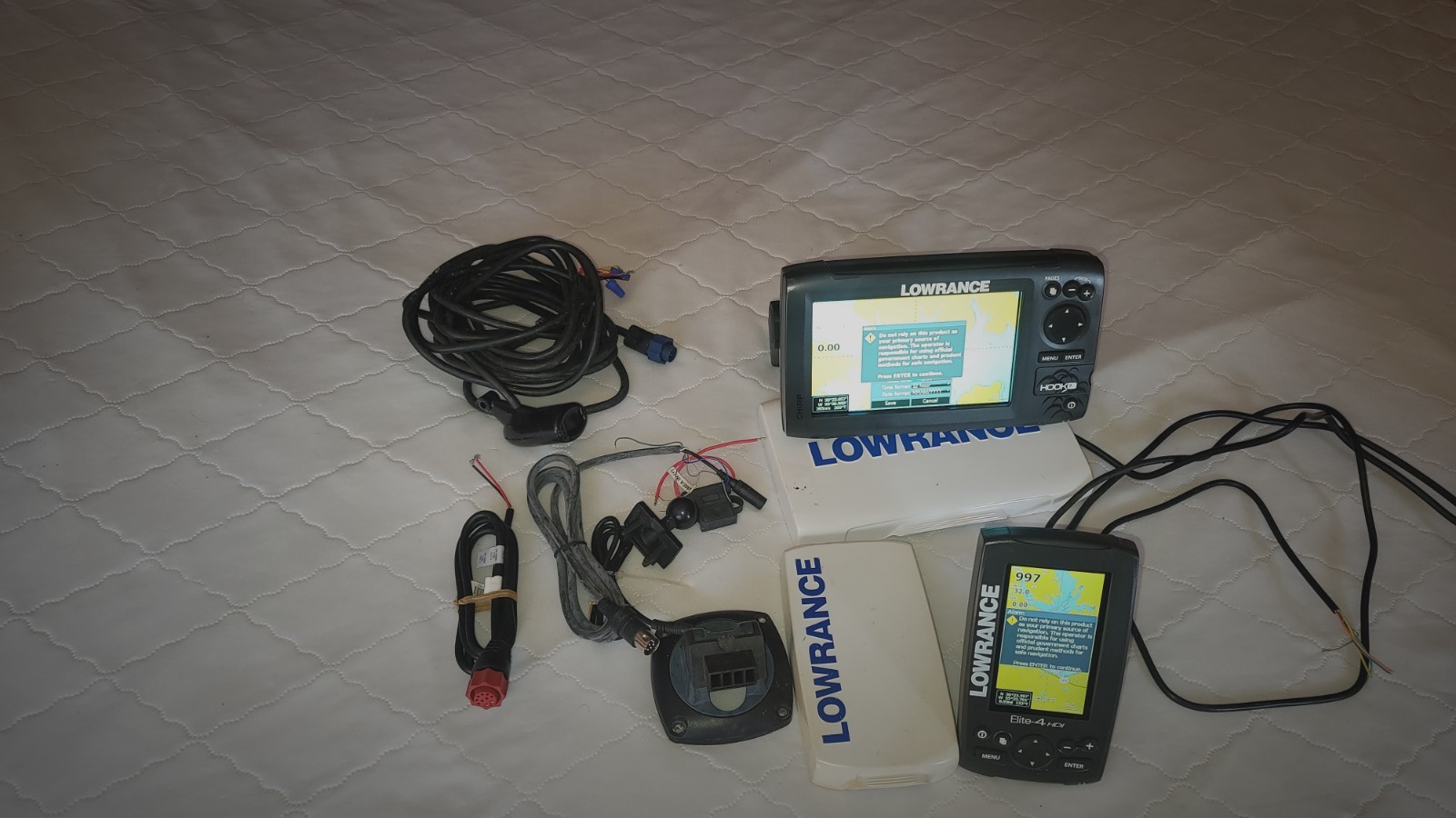 Lowrance Hook 7 Chirp/Lowrance Elite4