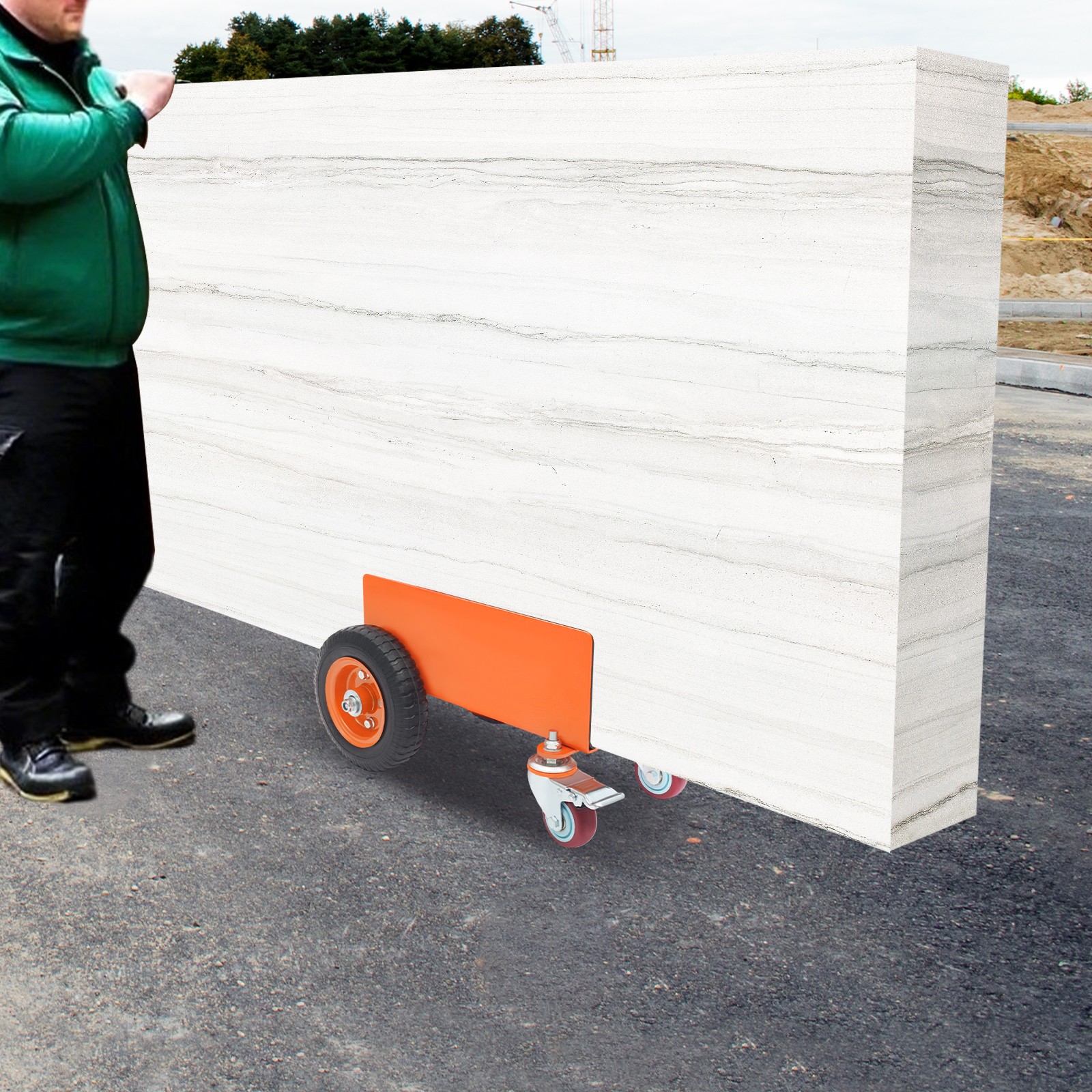 Panel Cart, Heavy Duty Panel Cart, Panel Carrier for Drywall, Sheet Metal