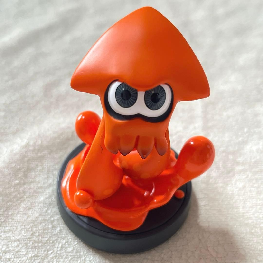 Nintendo amiibo Inkling Squid (Ika) Orange Splatoon 3DS Wii U Accessories 4