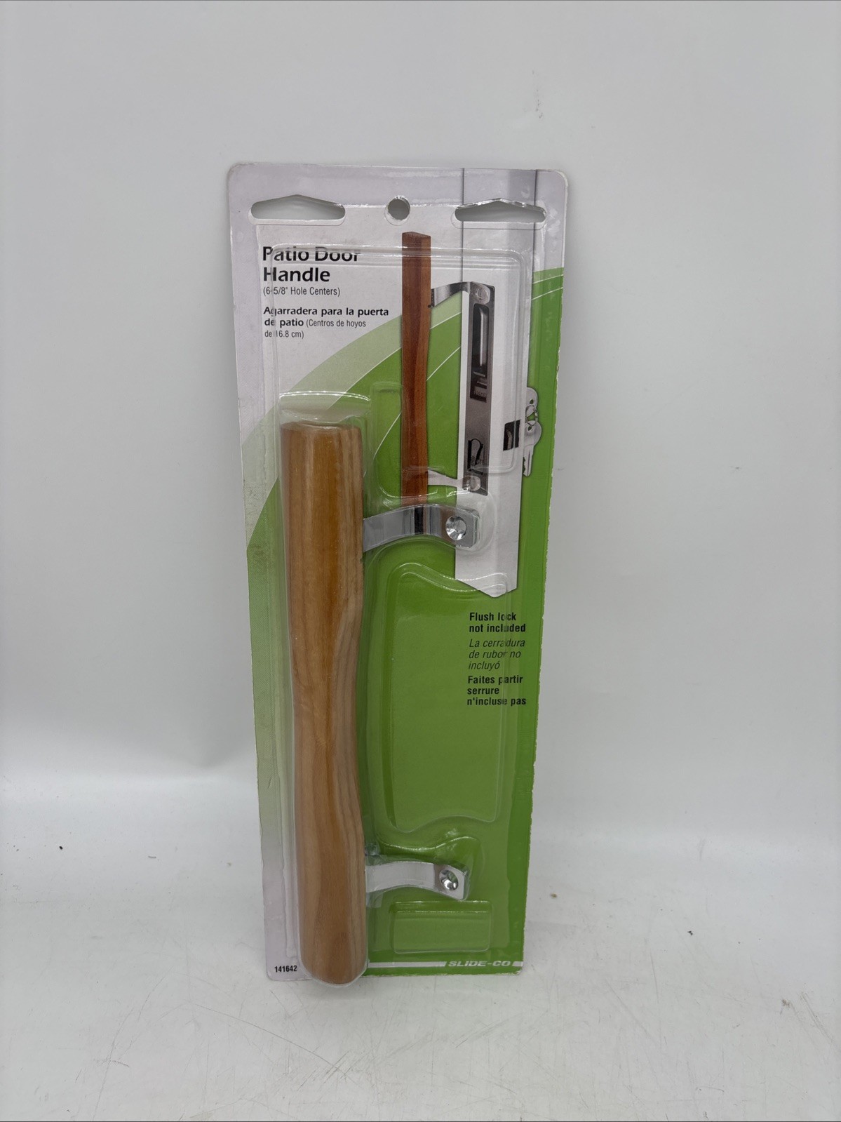 Slide Co 141642 10” Wood Aluminum Outdoor Patio Sliding Door Handle 6 5/8” Mount
