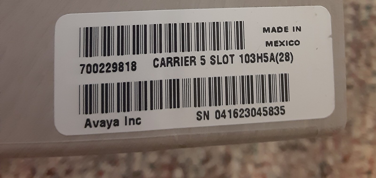 Avaya PARTNER ACS Lucent Partner System Case - 103H5(28)