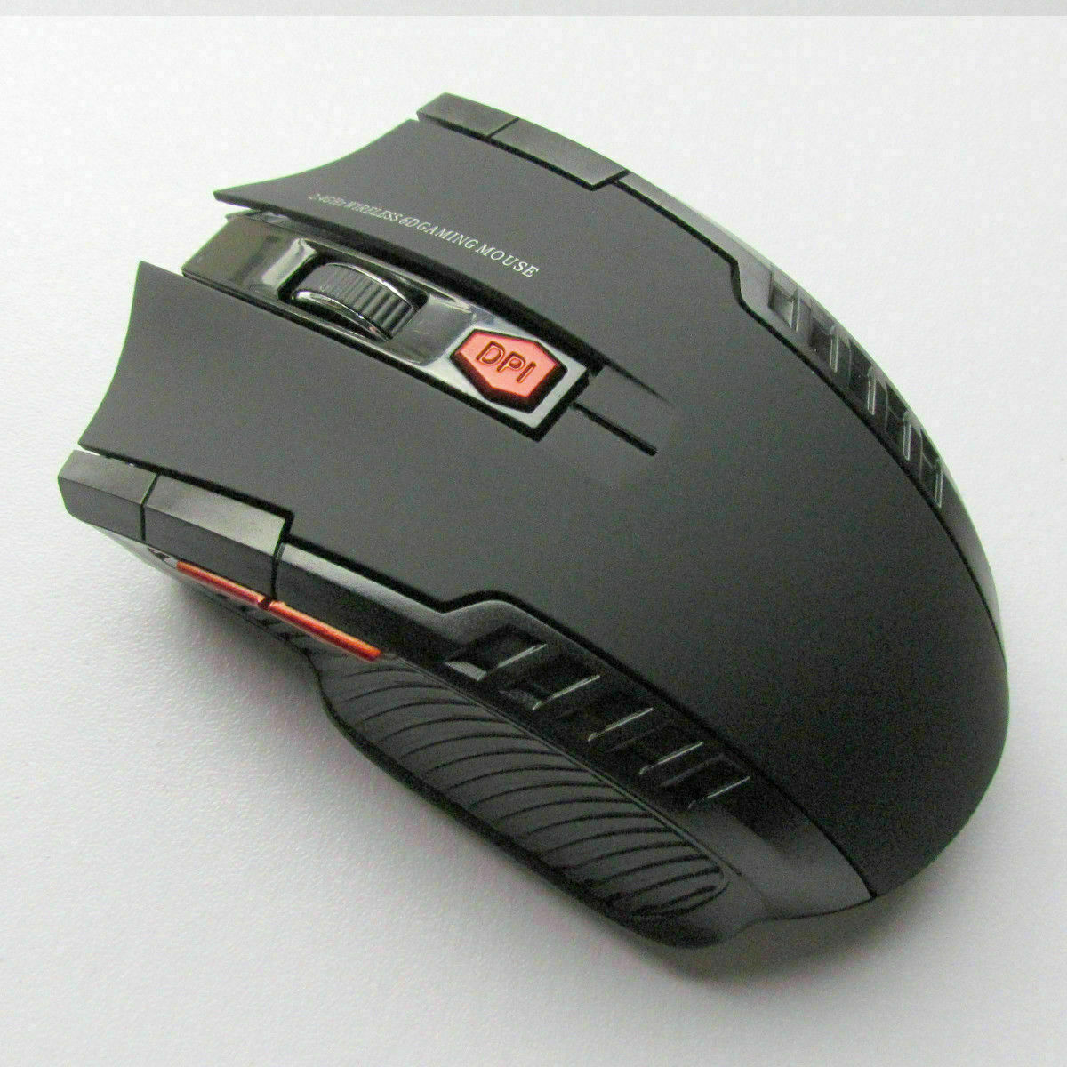 Wireless Gaming Mouse 2.4G Portable Optical Desktop Laptop - 6 Buttons BLACK USA