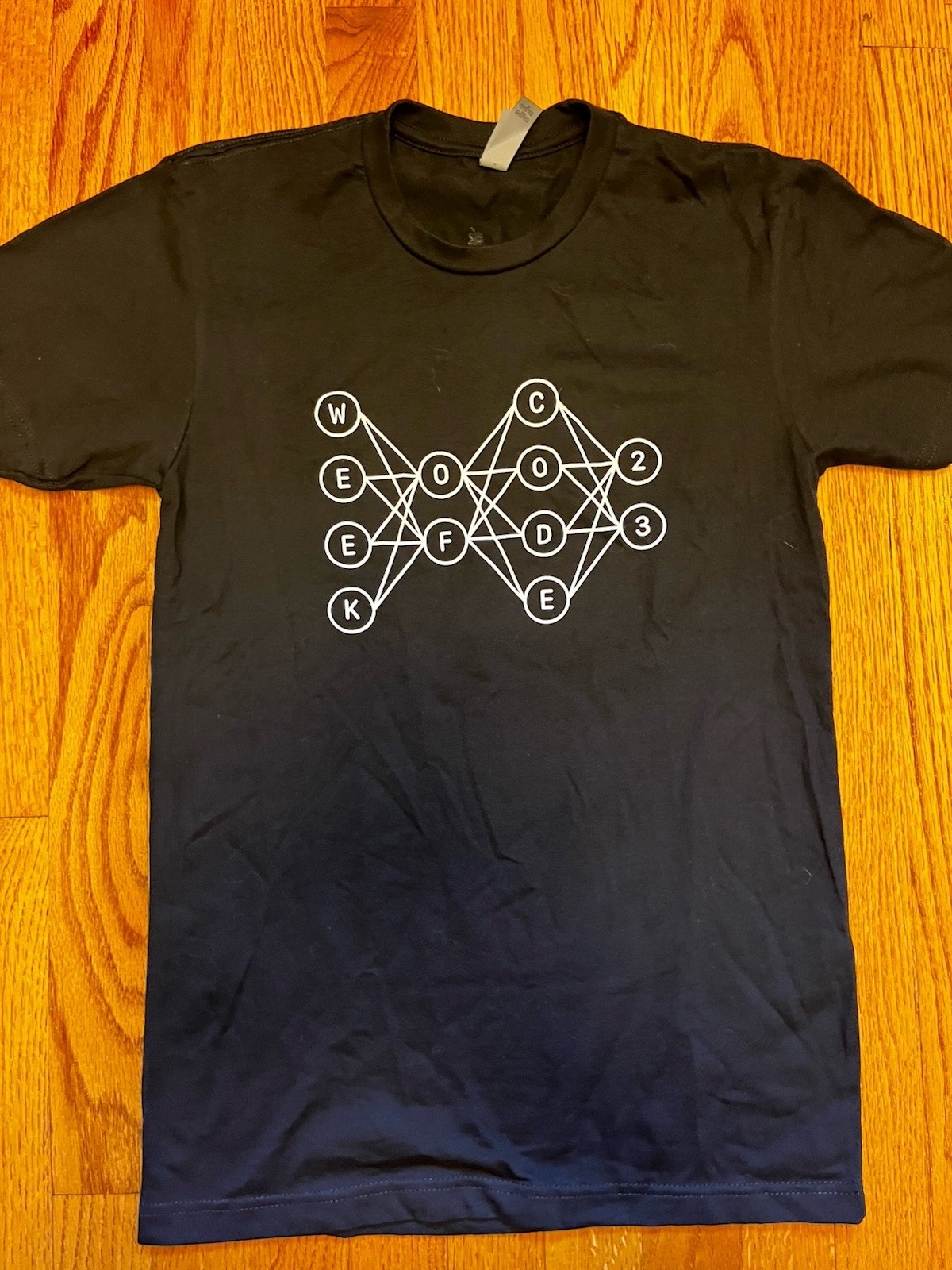 APPLE Software ENGINEER T-SHIRT Black Extra Small XS Week of Code 2023 WoC Dev