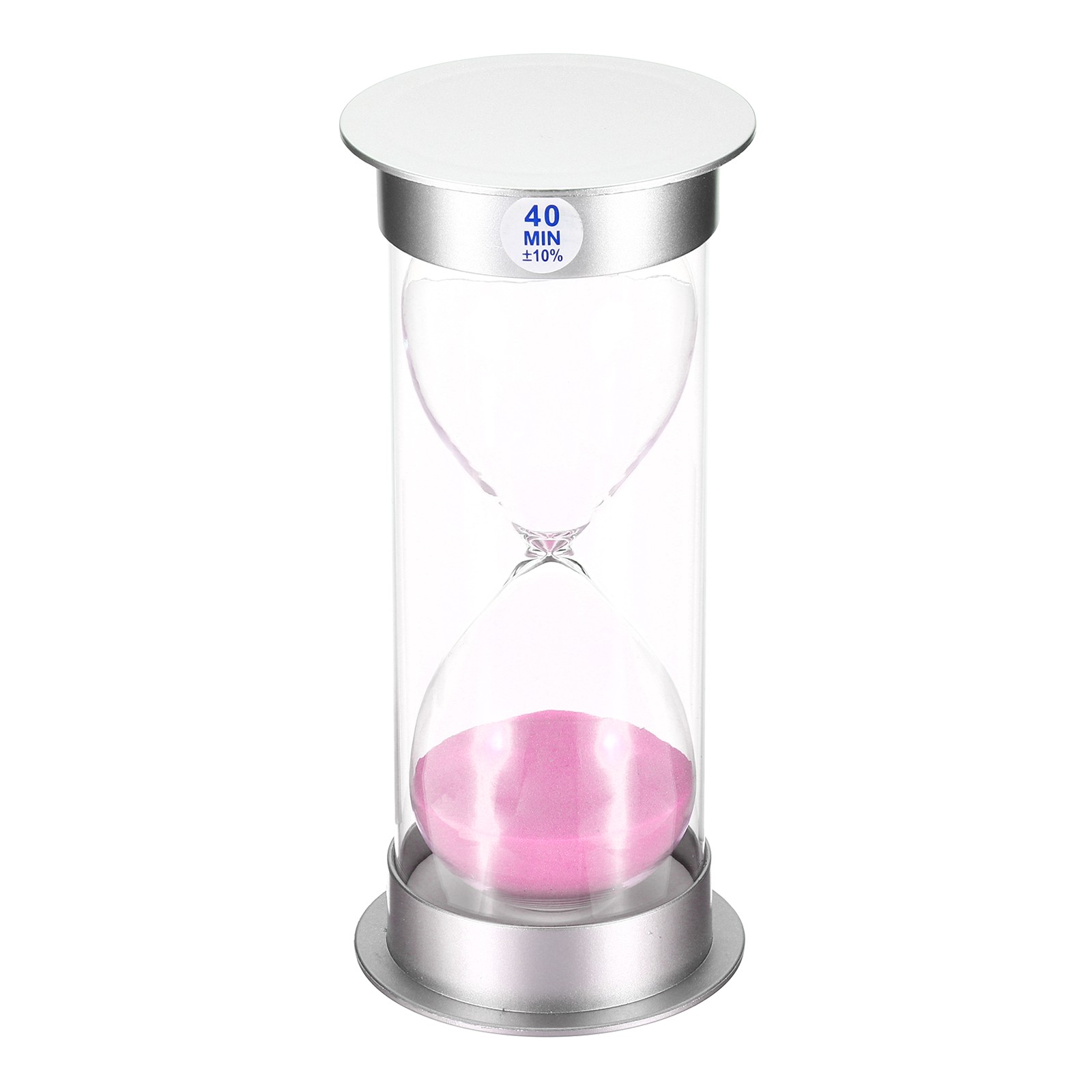 40 Minute Sand Timer, Sandy Clock Count Down Sand Glass, Pink Sands