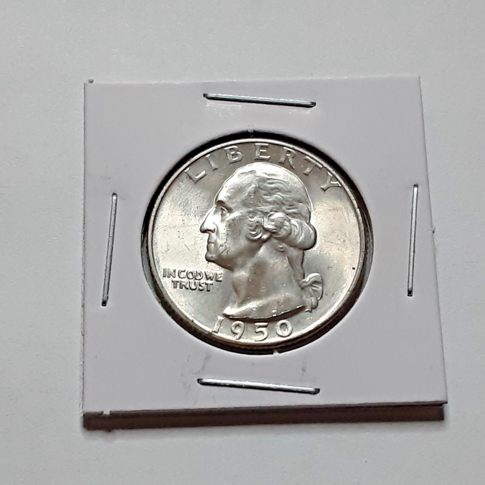 BU Condition 1950 D Silver Washington Quarter!!  Nice Coin!   K15