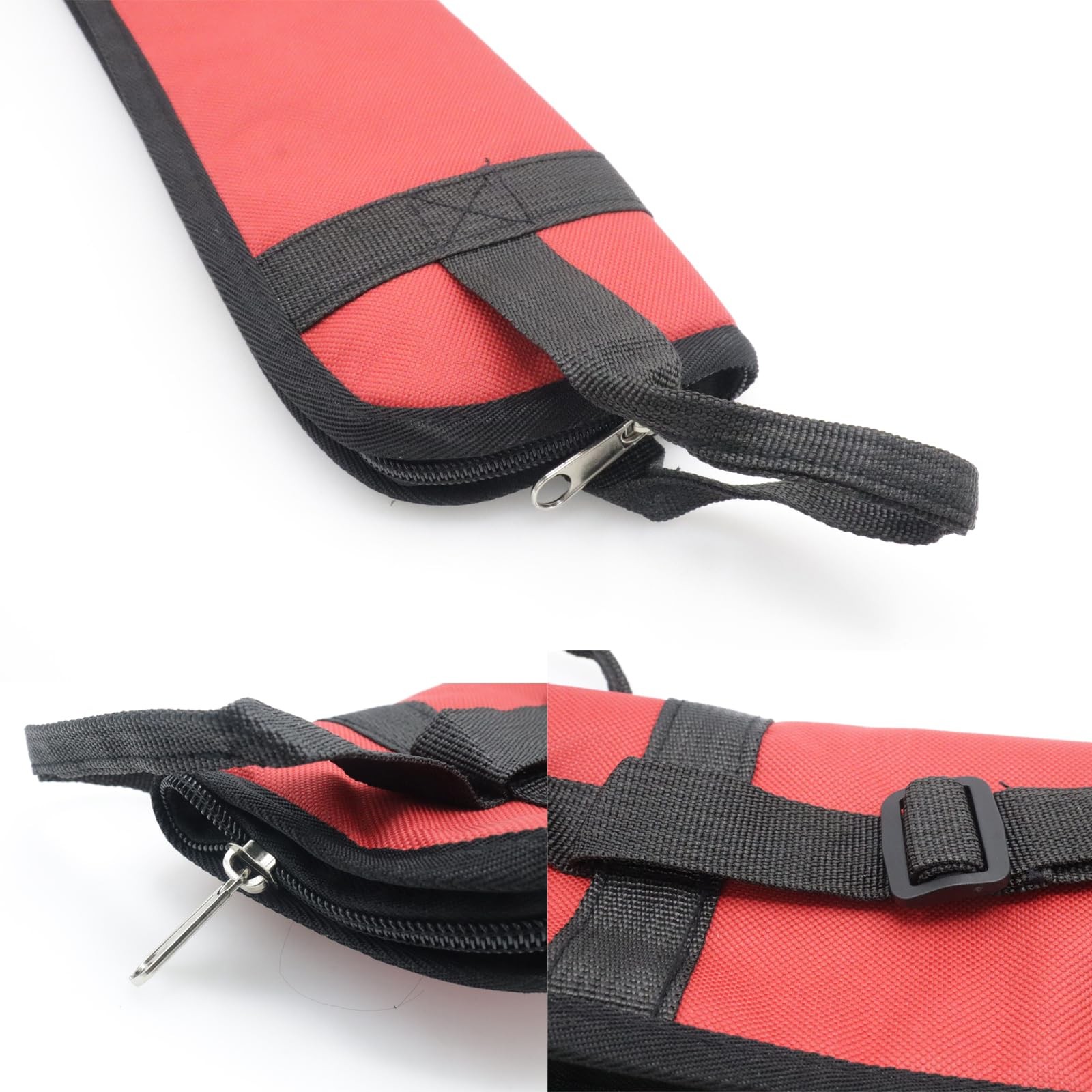 Drum Stick Bag - Portable Drumstick Holder with Hooks for Hanging, Storage Case