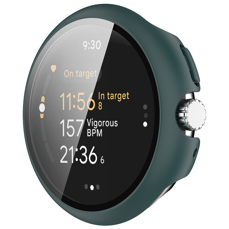 For Google Pixel Watch 3 41/45MM Full Screen Protector Tempered Glass Case Cover