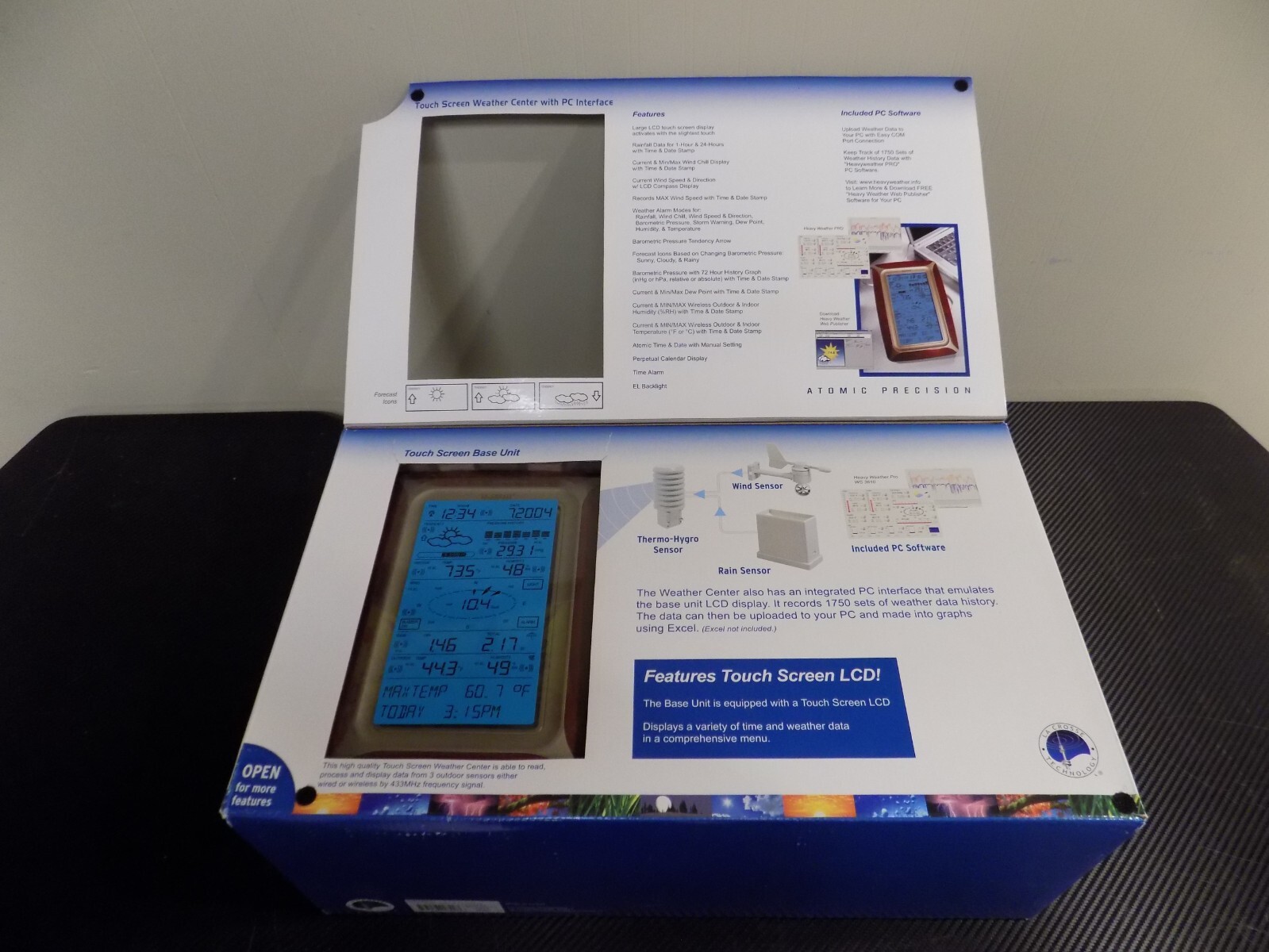 La Crosse Technology Touch Screen Weather W/Pc Interface WS-3610U-CH