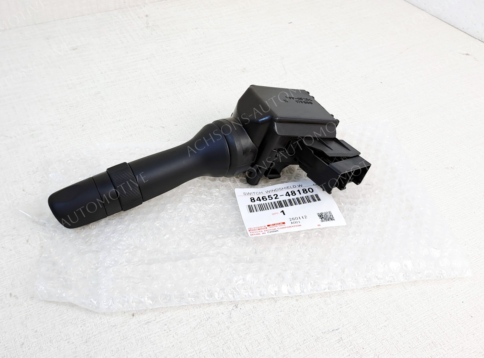 84652-48180 Genuine OEM Windshield Wiper Switch Assy Toyota 8465248180 NEW