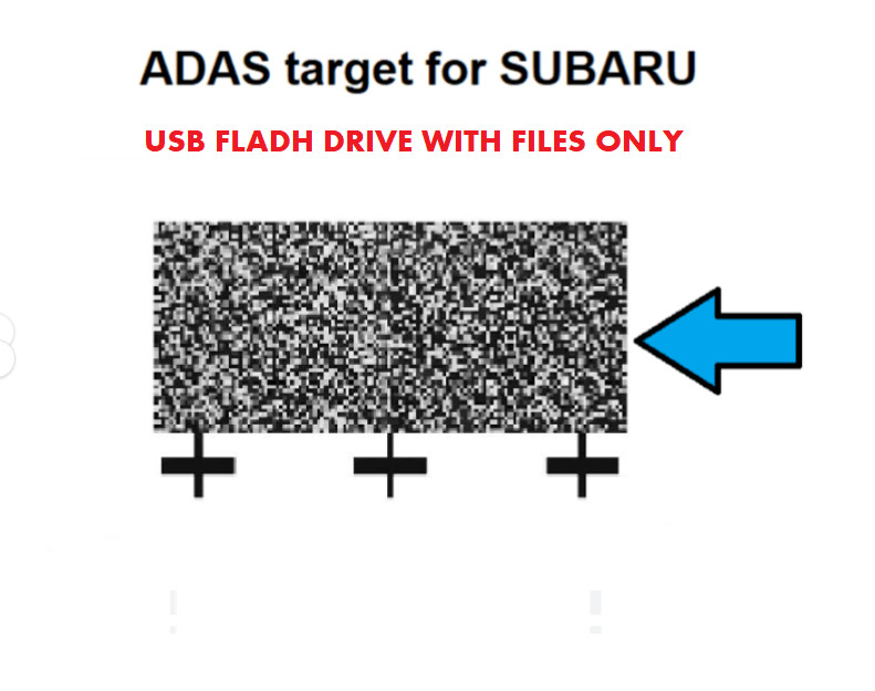 Subaru eyesight ADAS calibration target board-USB FLASH DRIVE ONLY