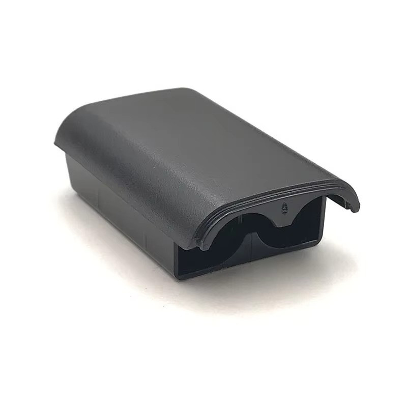 Battery Back Cover Case Shell Pack For Xbox 360 Wireless Controller Black 1pc