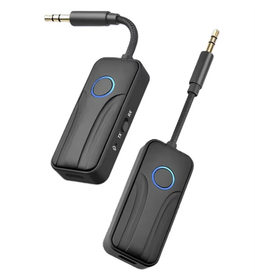 Bluetooth 6.0 Transmitter Call Music Receiver AUX Adapter for Car Headphone iPod
