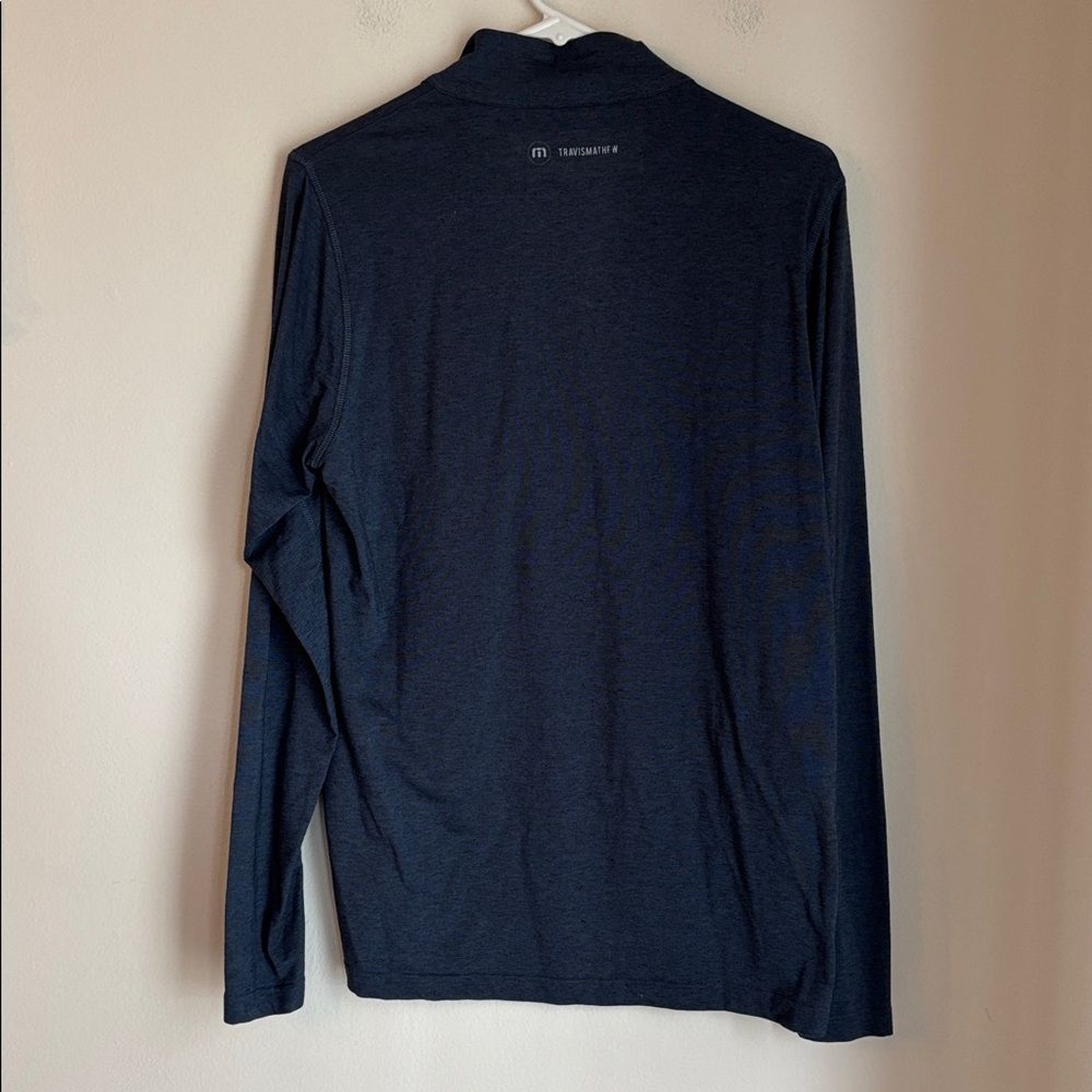 Travis Mathew Dark Blue Pullover men golf quarter zip lightweight performance S