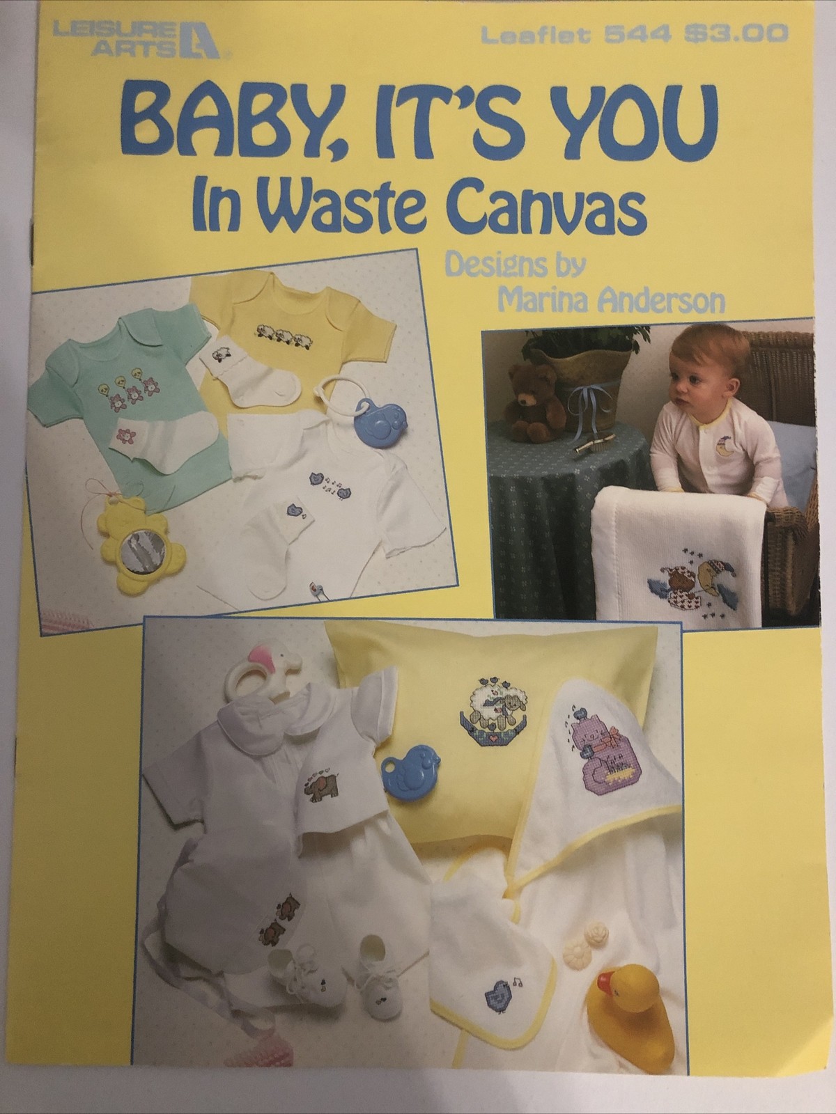 Baby, It's You in Waste Canvas Leisure Arts Leaflet 544 -Designs Marina Anderson