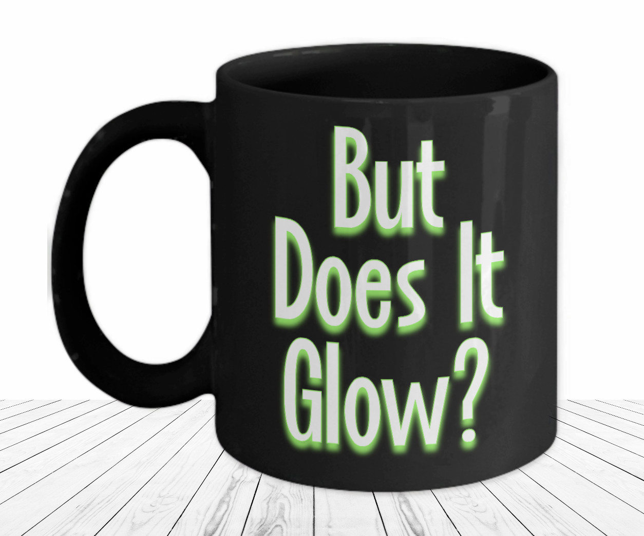 Uranium Glass Collection Mug Glowy Glass Art Love Antique Mall Vintage Collector