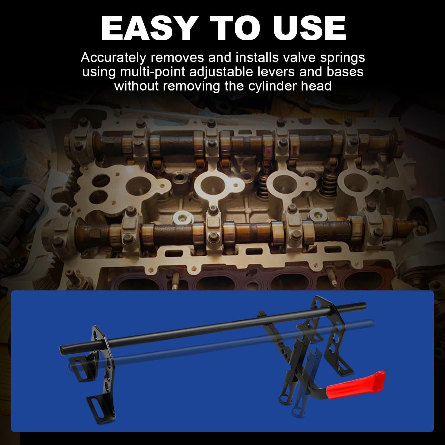 23x Valve Spring Compressor Stem Seal Installer & Remover Tool OHV OHC Overhead