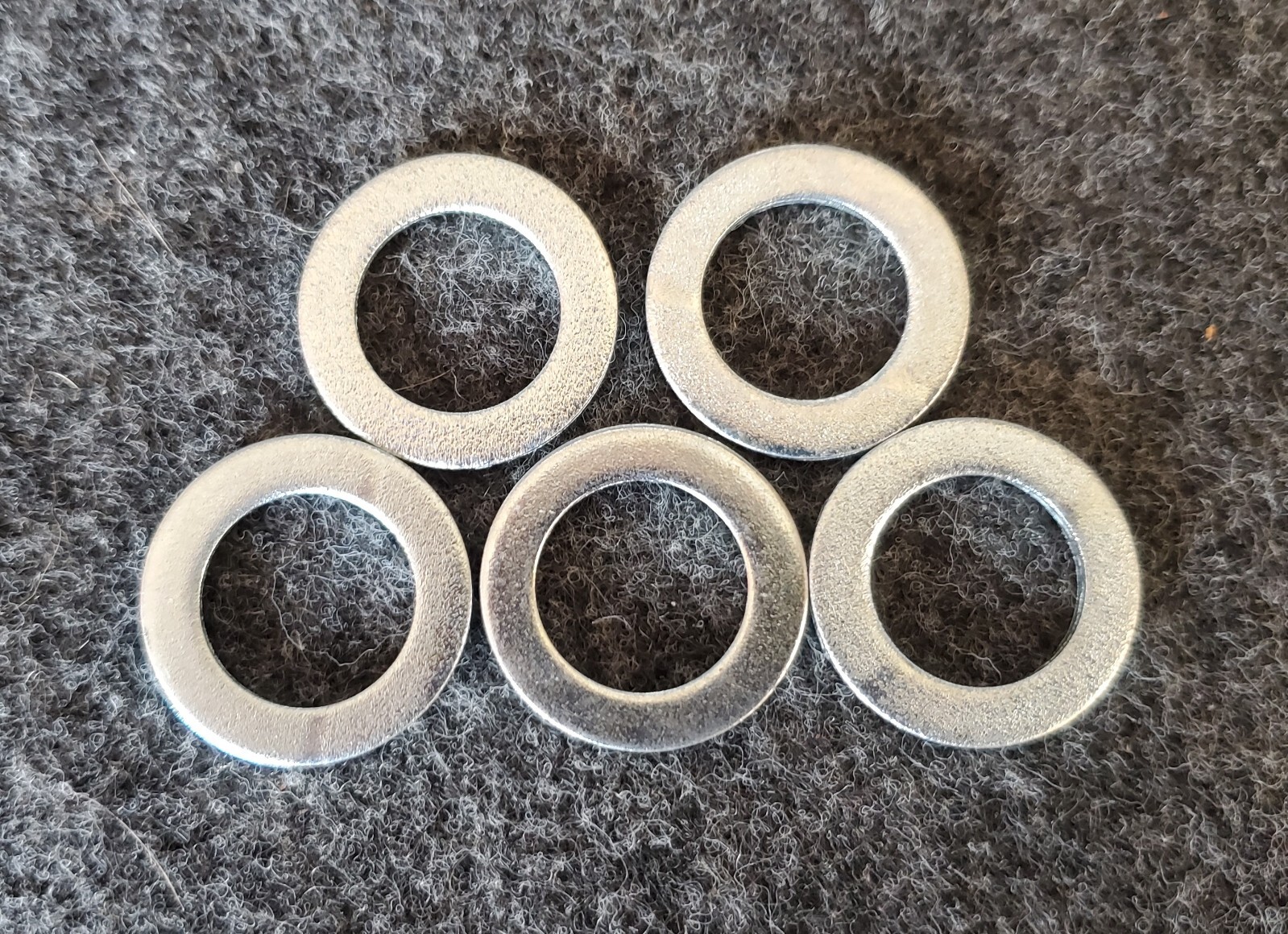 1" - 5/8" Arbor Bushing, 18 Gauge, Zinc Coated, Pack of 5, Free Shipping