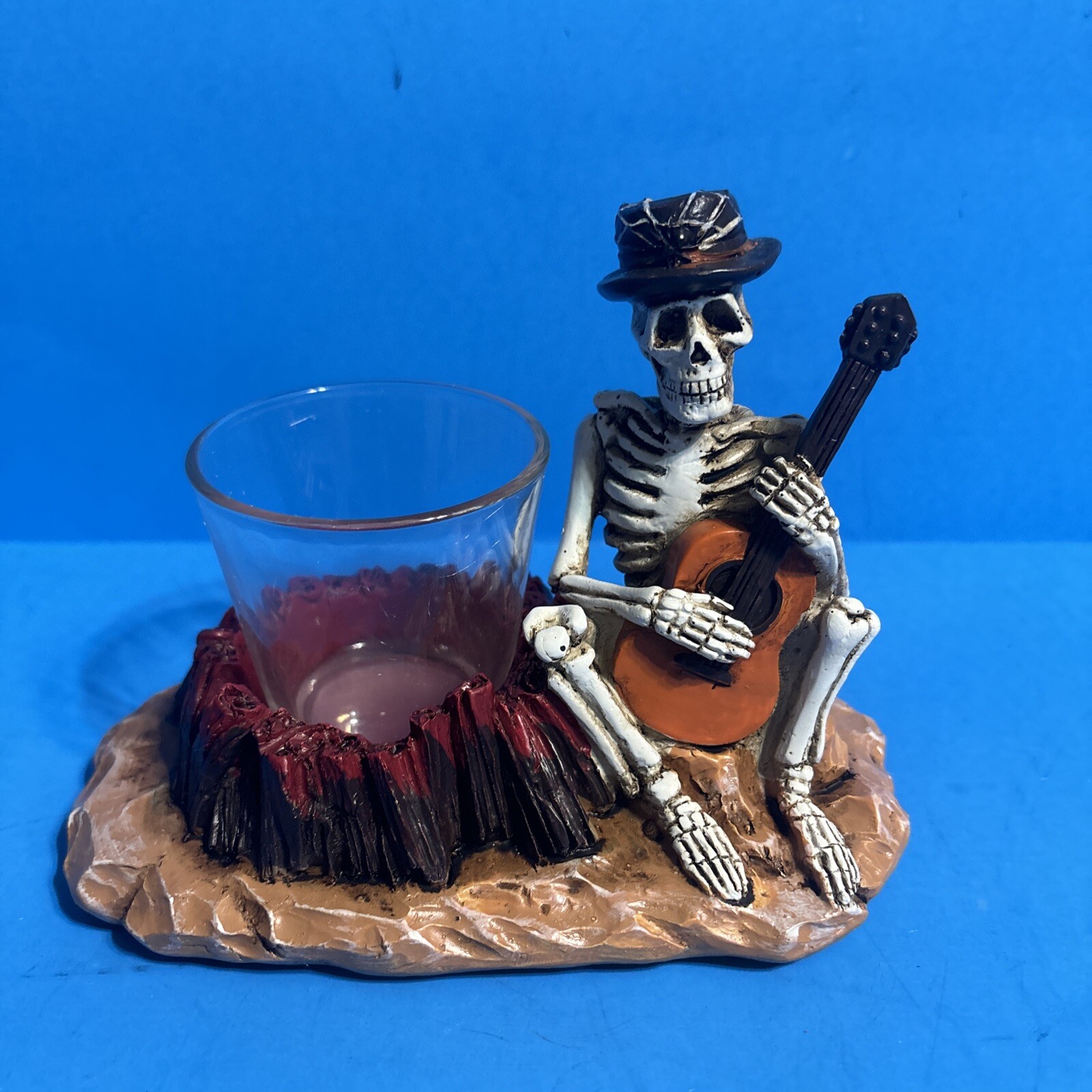 YANKEE CANDLE PHANTASMAGO SKELETON GUITAR PLAYER 2023 NEW