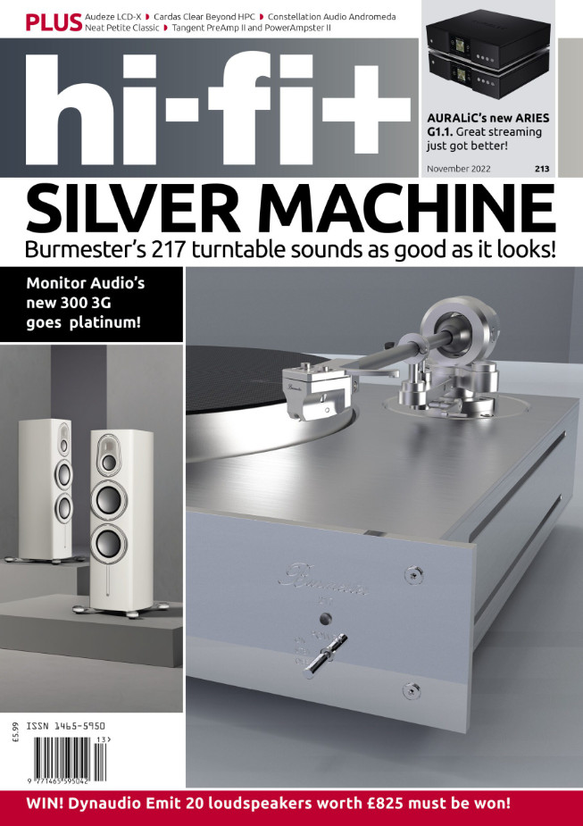 HI-FI+ MAGAZINE | NOV 2022 #213 | SILVER MACHINE
