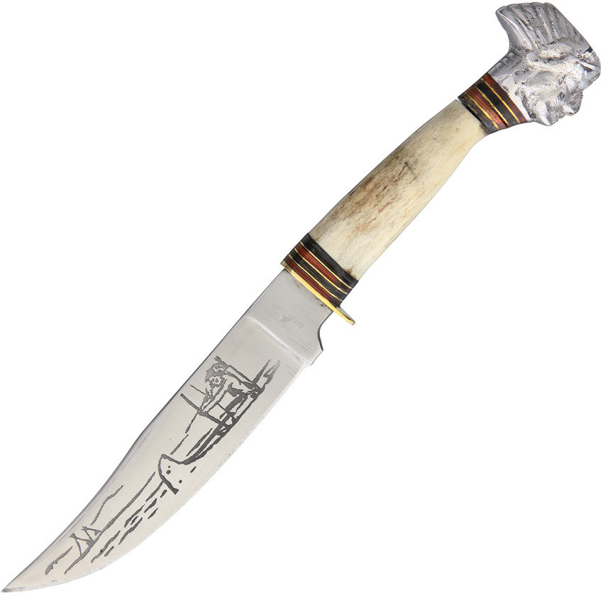 Rough Rider Indian Fixed Blade Fixed Blade Knife RR1631