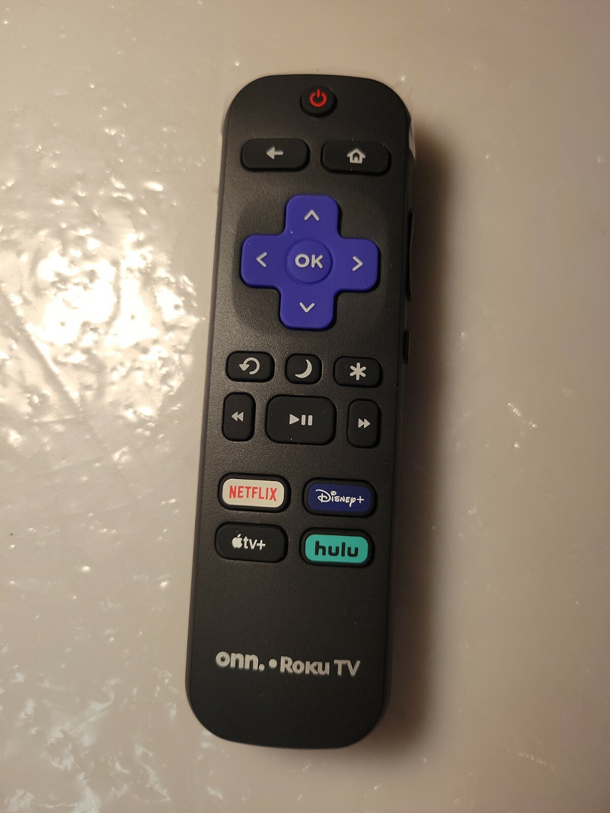 Genuine ONN ROKU TV Remote RC18E-T9 NETFLIX & DISNEY+ & HULU & APPLE TV USED