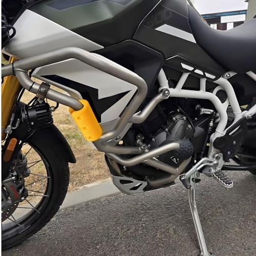 WOOGA Motorcycle Universal 25-32MM Bumper Decorative Blocks Engine Black