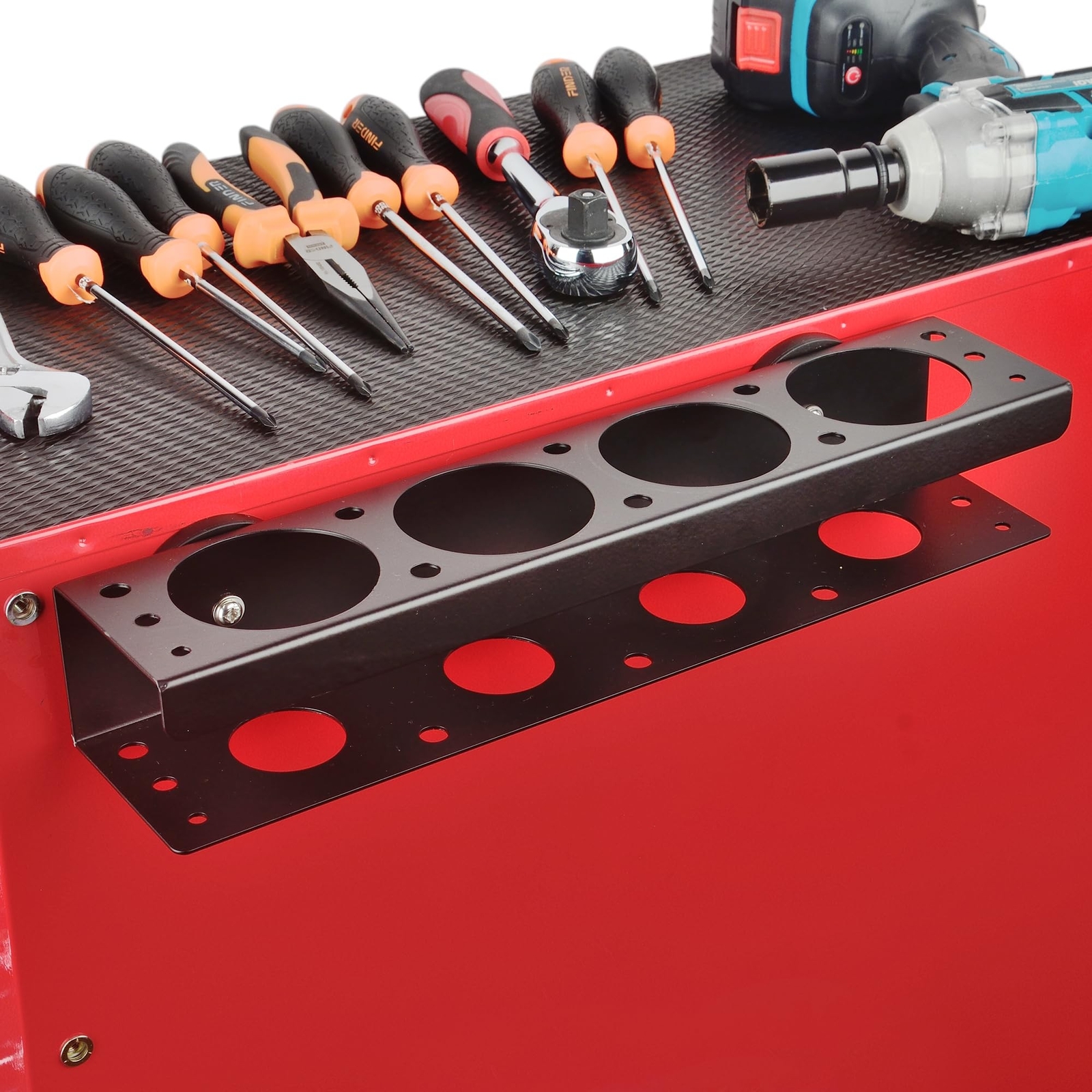 ULIBERMAGNET Power Tool Organizer Rack,Magnetic Heavy Duty Spray Can Holder,W...