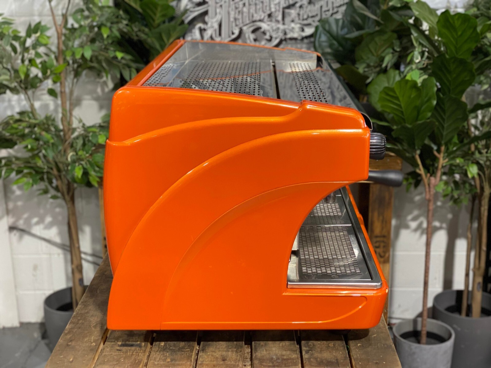 ASTORIA CALYPSO 3 GROUP ORANGE ESPRESSO COFFEE MACHINE