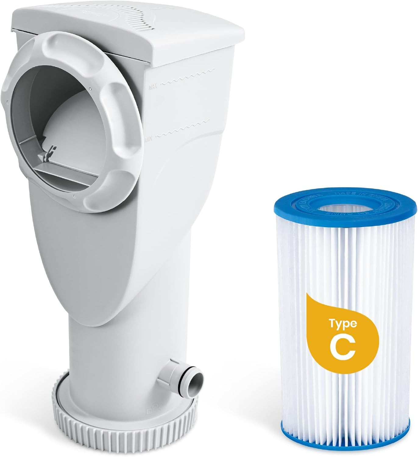 Funsicle Skimmerplus 1,500 GPH 2-In-1 Filter Pump and Skimmer System for above G