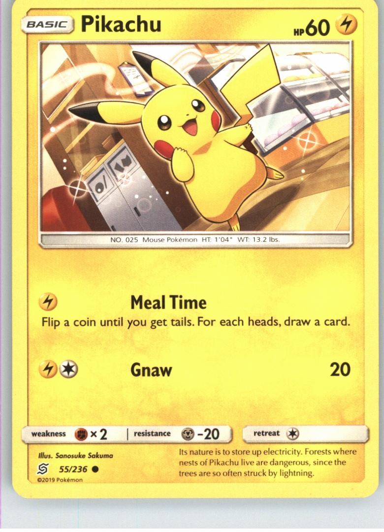 Pikachu (55) SM - Unified Minds [55/236] Common NM Pokemon