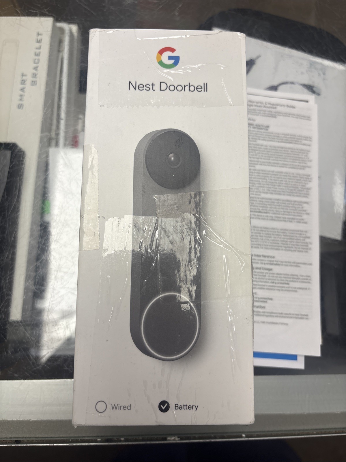 Google Nest GA02076-US Video Doorbell - Ash