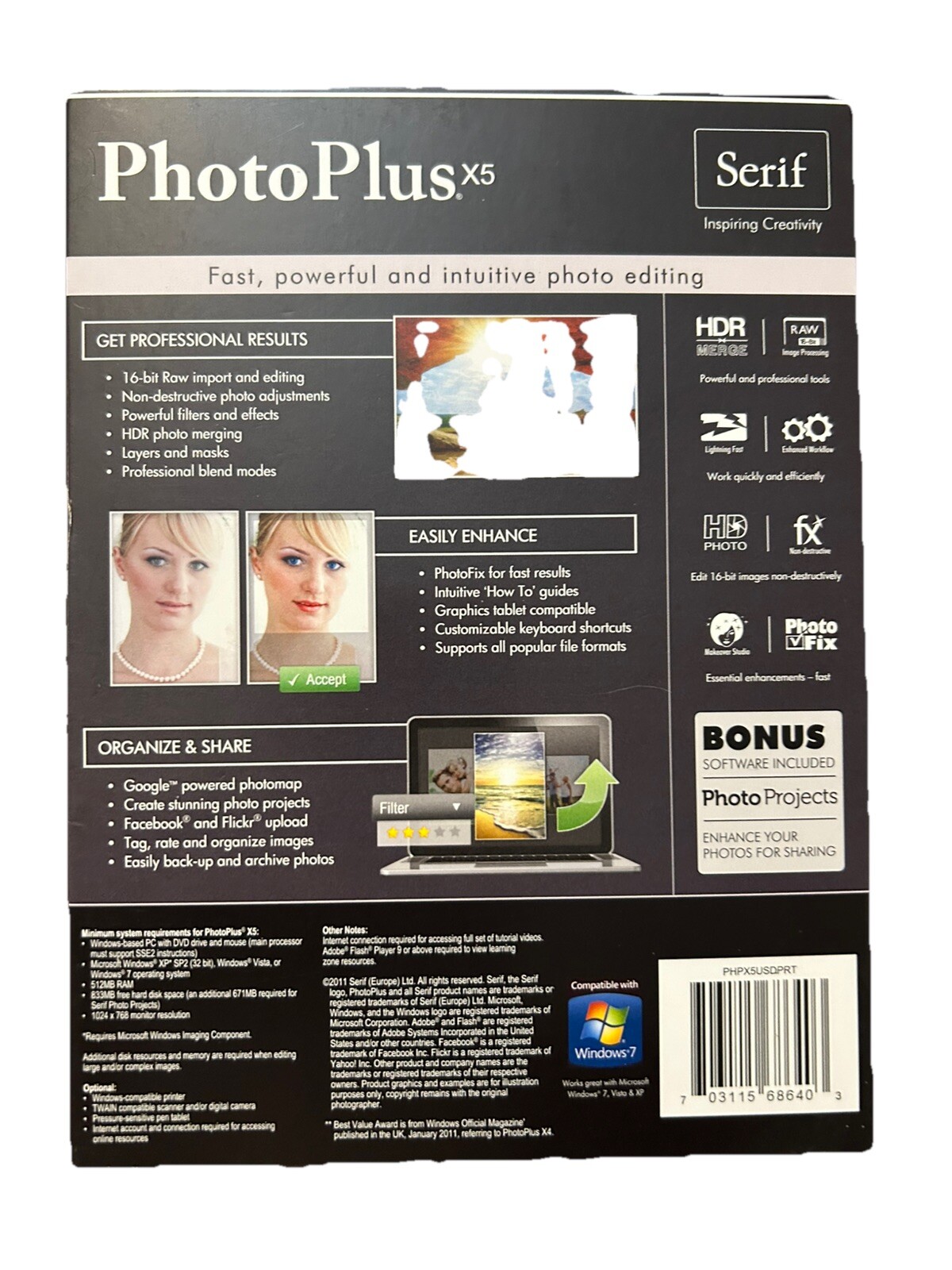 Photo Plus X5 : Photo Editing , Windows