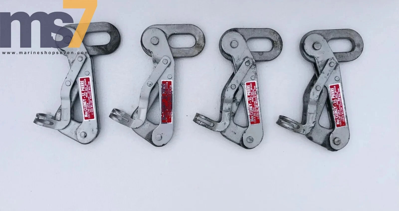 MACCLUNEY -ST. PIERRE 28366 TYPE C RIG LATCH PULLER CABLE WIRE PULLING #LOT OF 4