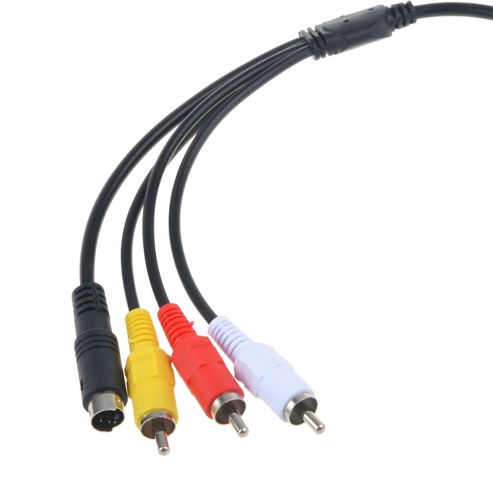 5ft AV TV Video Cord Cable For SONY DCR-DVD103 DCR-DVD105 DCR-DVD108 DCR-SR82