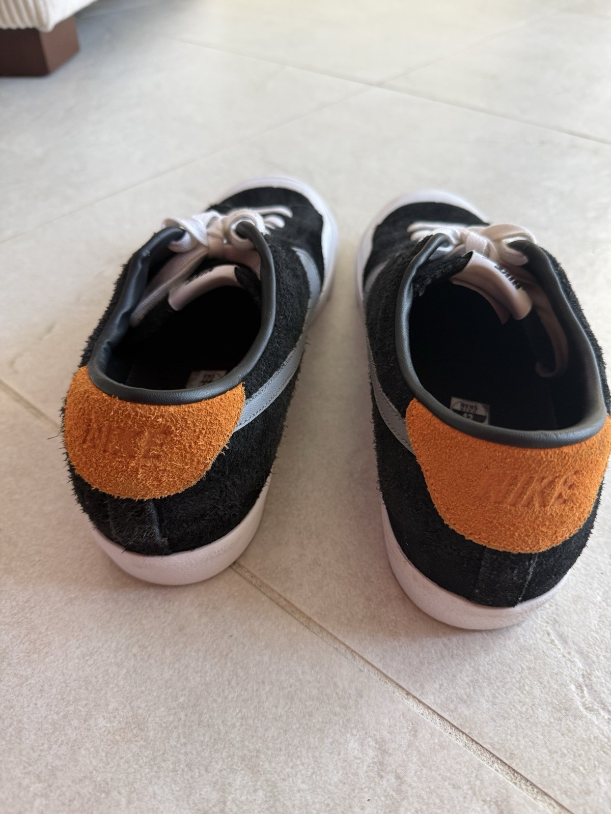 Nike SB Zoom Air Men's Skateboarding Shoes Black Orange Medium (D, M) US Size 12