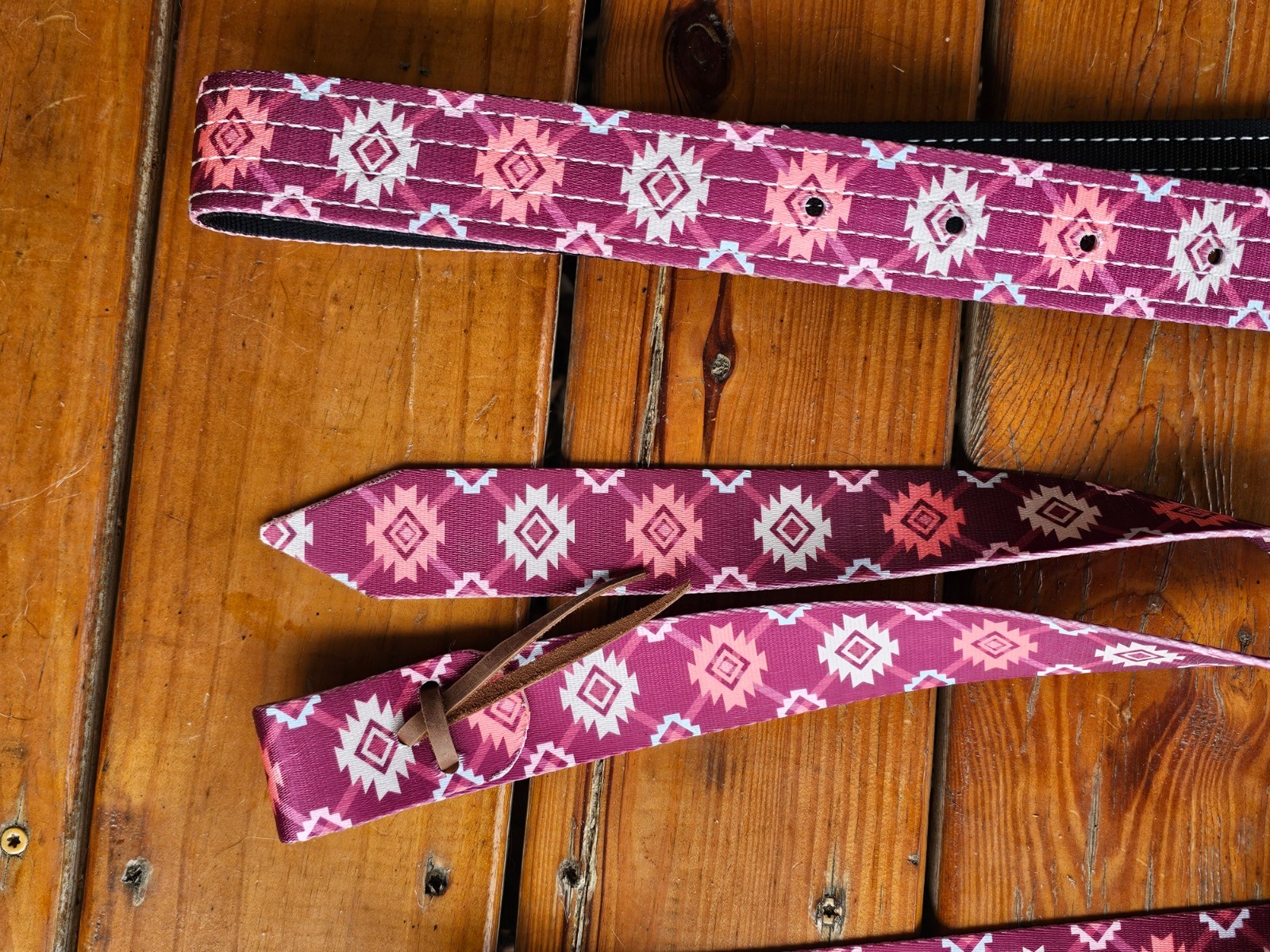 New Aztec Print Nylon Replacement Cinch Strap and off Billet