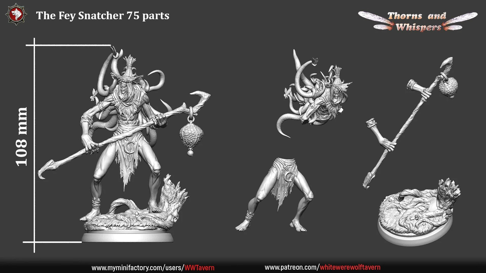 The Fey Snatcher - Resin Tabletop Miniature