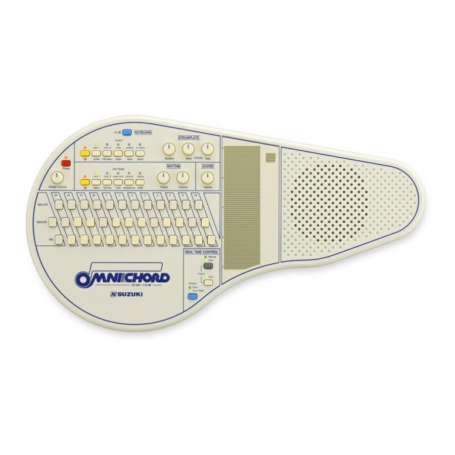 SUZUKI OM-108 Omnichord Strumplate Auto Bass Chord Electronic Instrument JAPAN