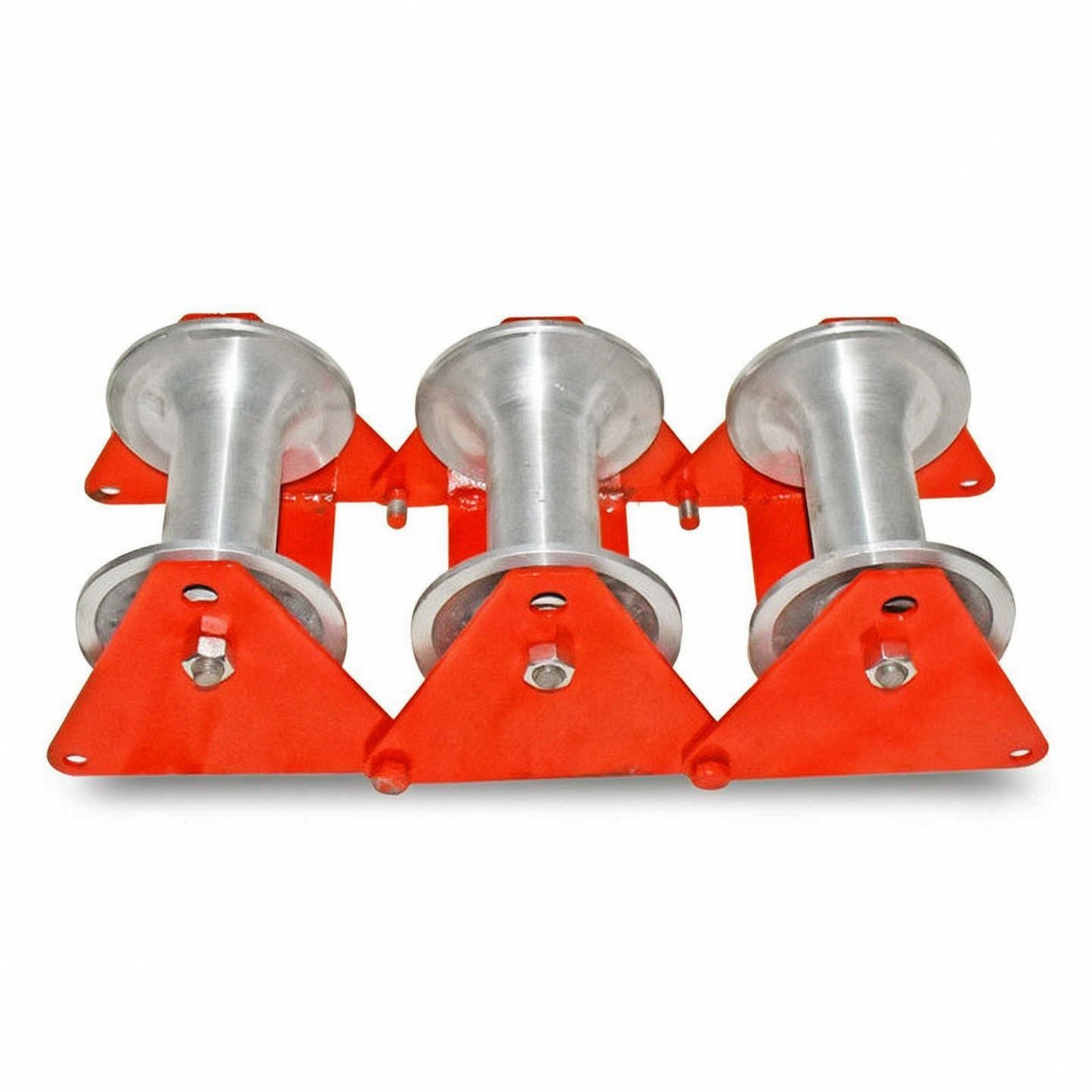 Triple Cable Guide Pulley Fixed-Style for Pipe Opening, Construction Crews