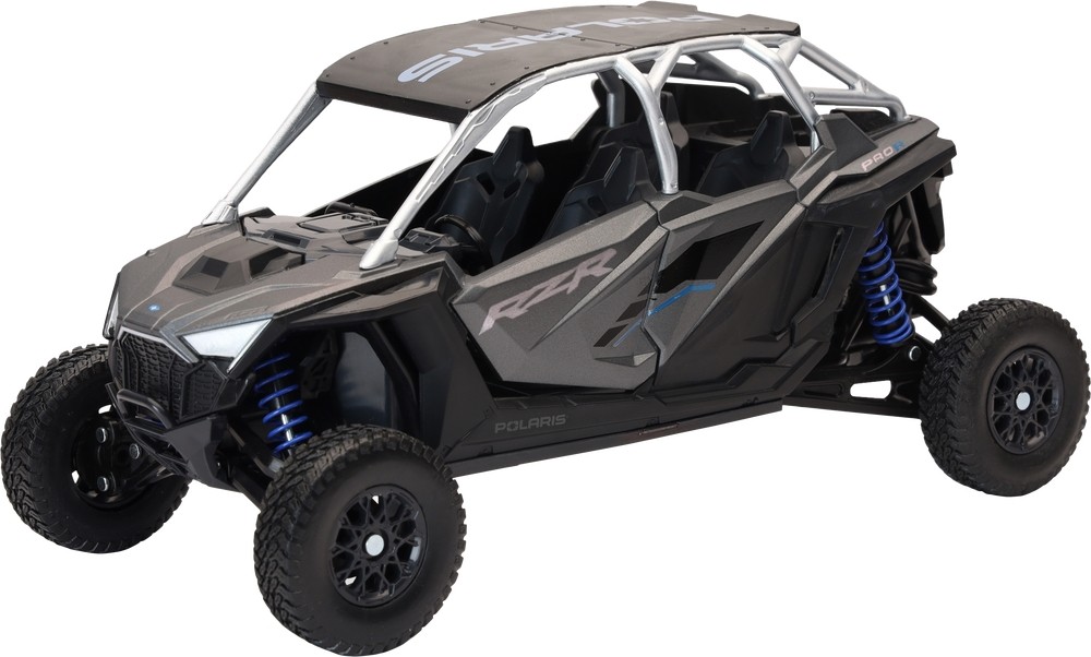 New Ray Toys 1:18 Scale Polaris RZR Pro R4 Matte Heavy Metal #58453A