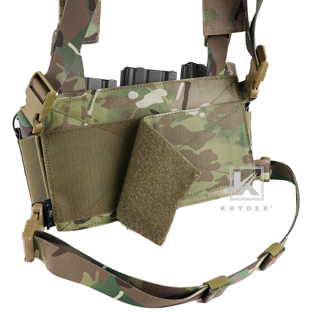 KRYDEX D3CR Chest Rig Harness Mag Pouches & D3 Flatpack Backpack MOLLE Rucksack