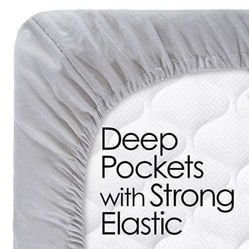 Lavish Home Brushed Microfiber Sheet Set, Full, White