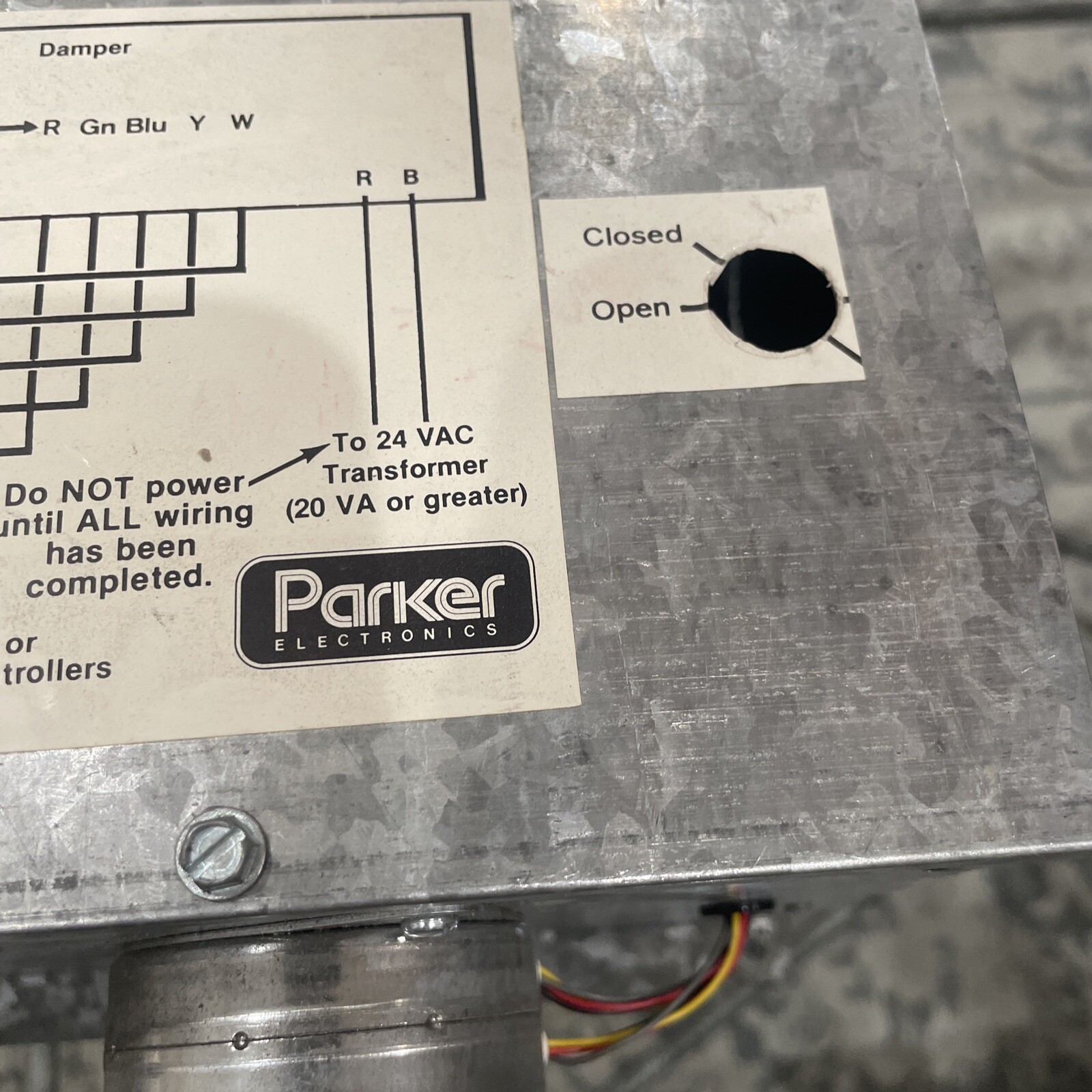 PARKER DAMPER CONTROL ACTUATOR ENC08