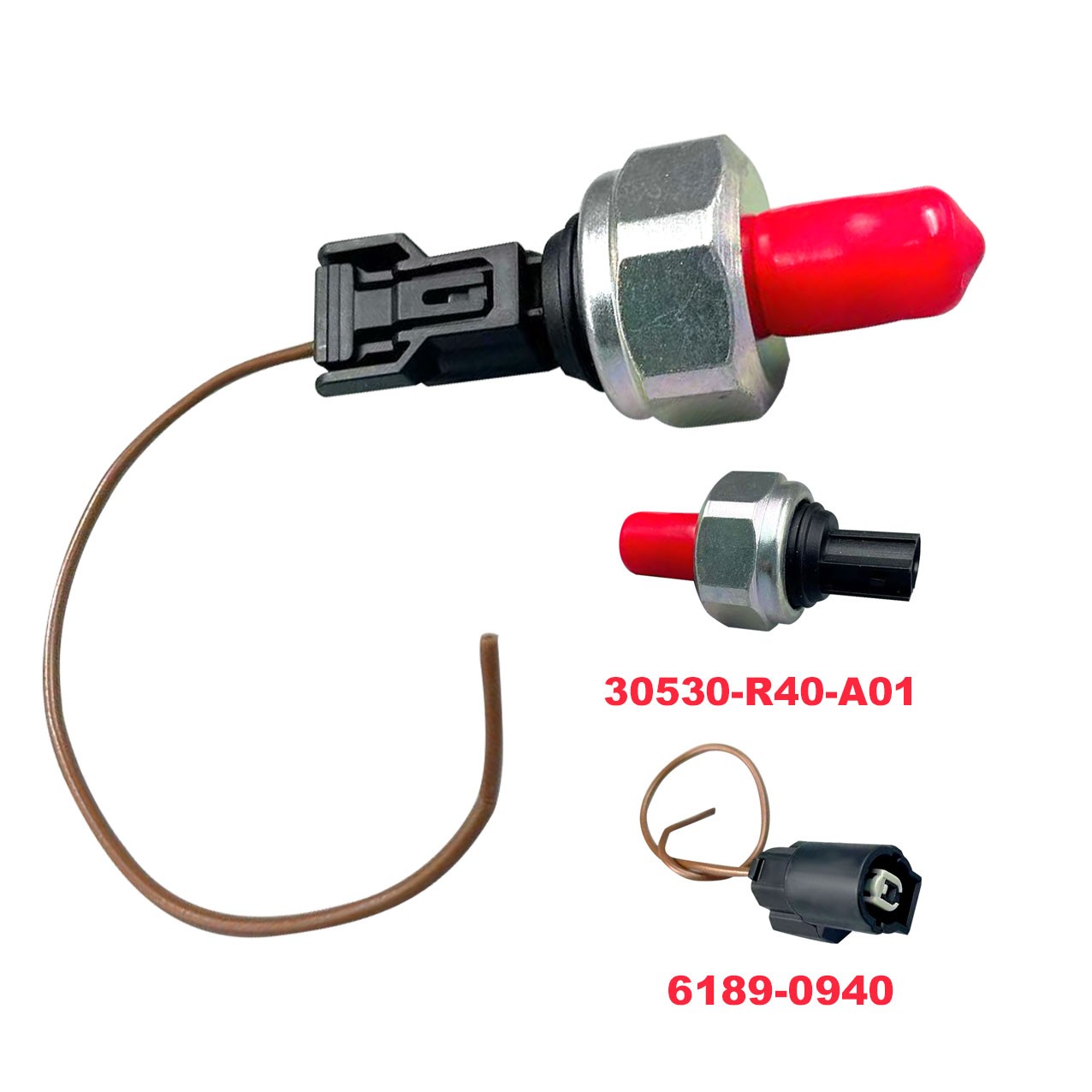 OEM 30530-R40-A01 Knock Sensor W/Connector For Acura Honda Accord CR-V Crosstour