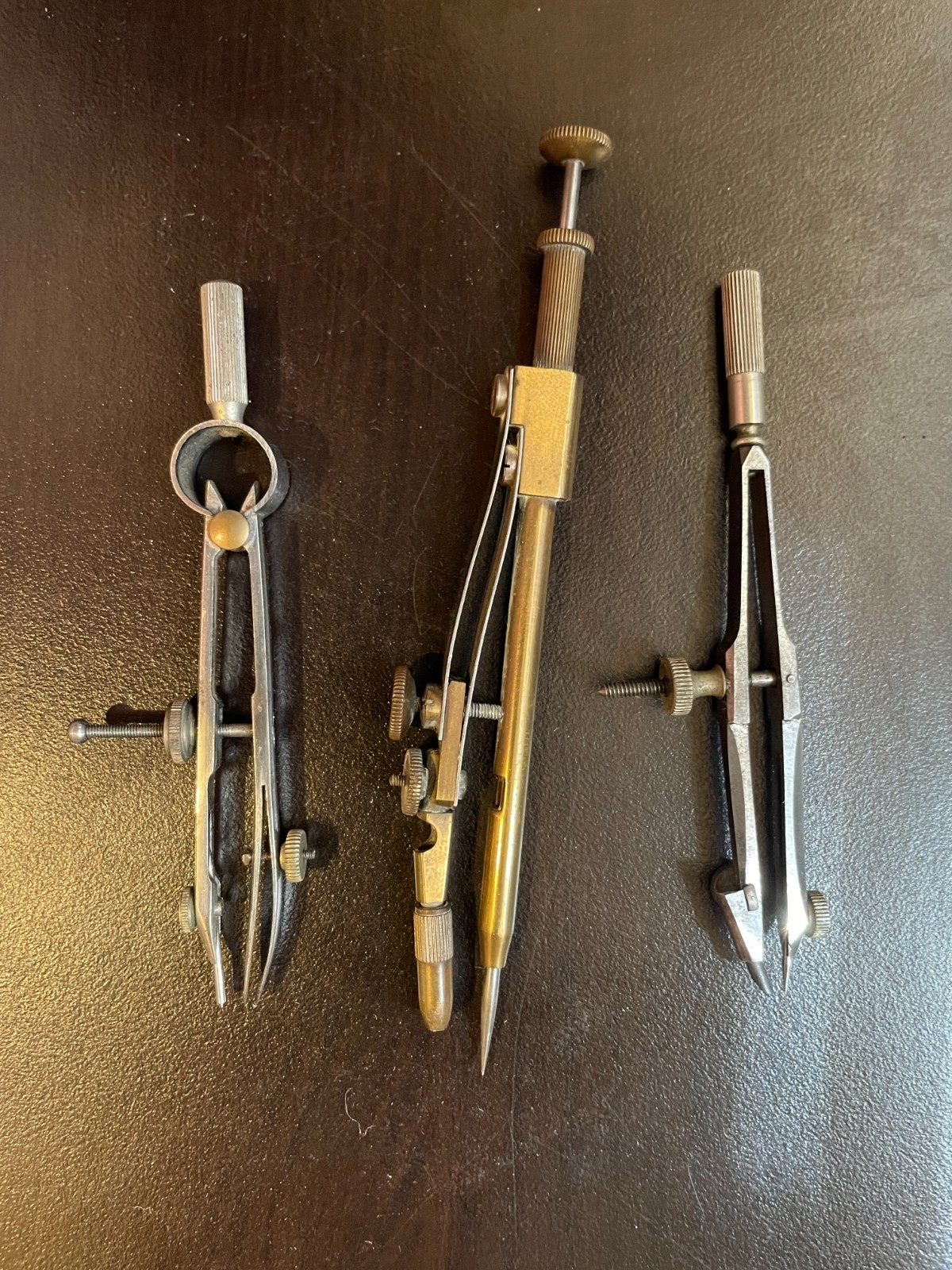 4 x Vintage Compasses