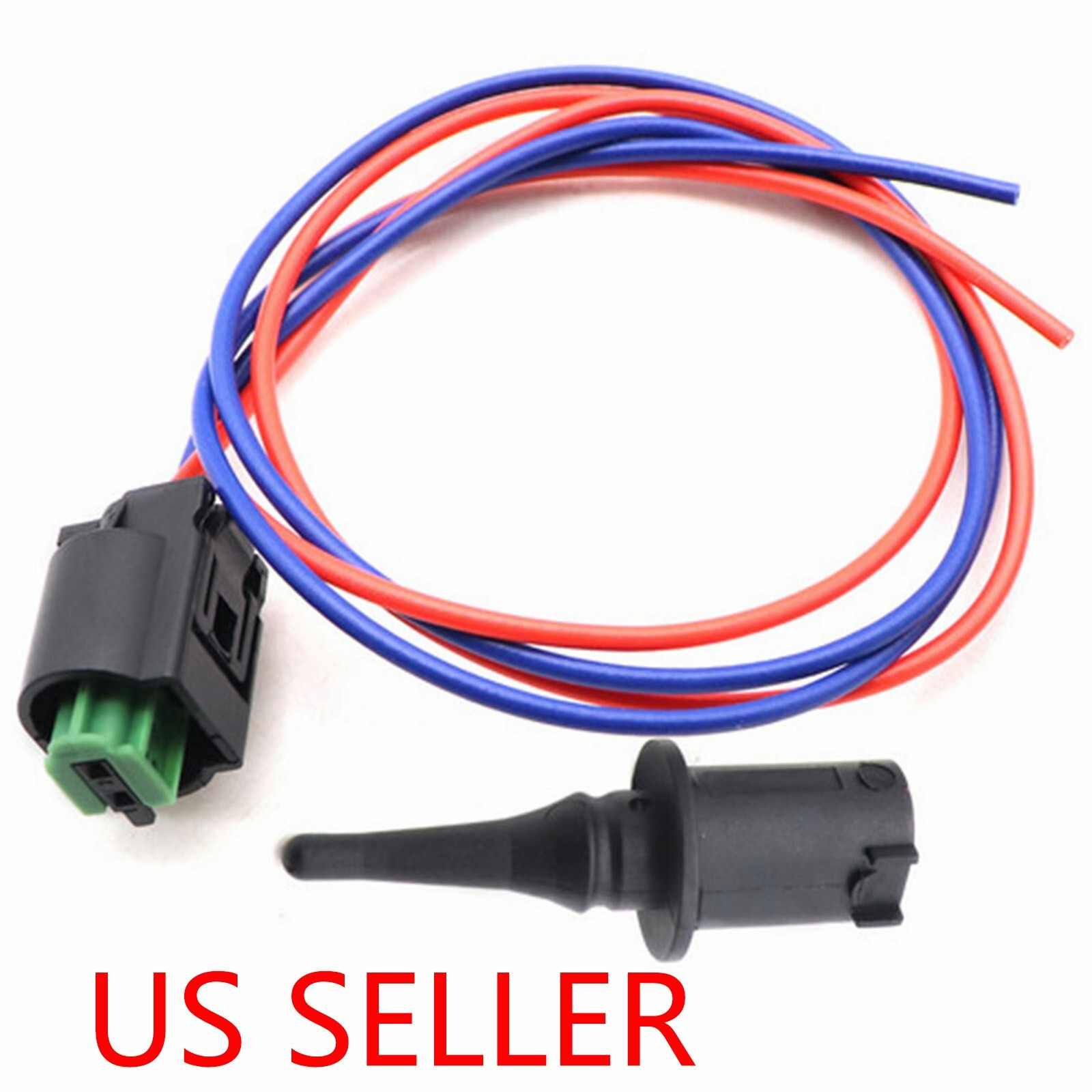 Outer Ambient Air Temperature Sensor & Plug For Mercedes Benz C E CLK CLS GLK